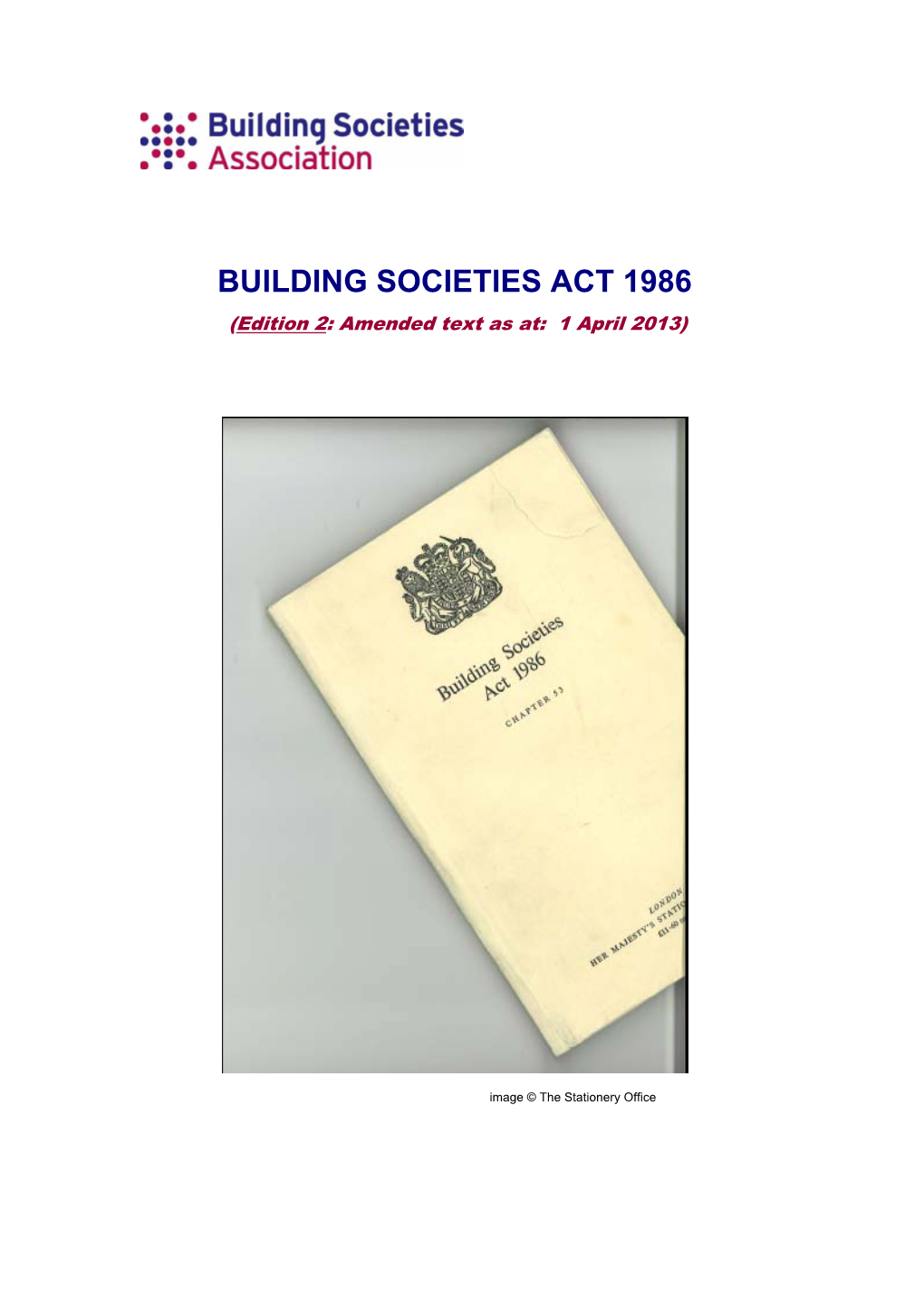 Building Societies Act 1986