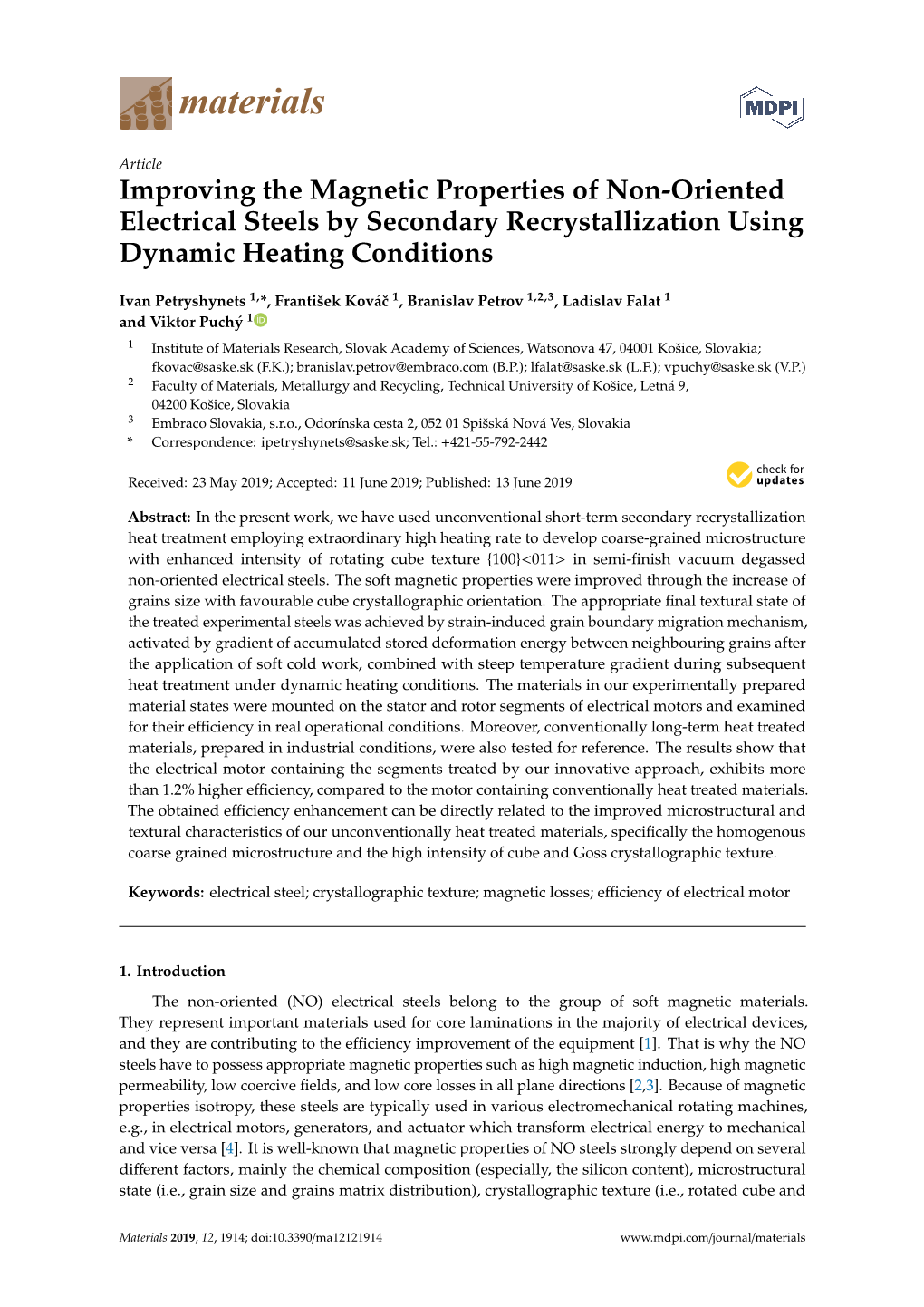 Improving the Magnetic Properties of Non-Oriented Electrical Steels by Secondary Recrystallization Using Dynamic Heating Conditions