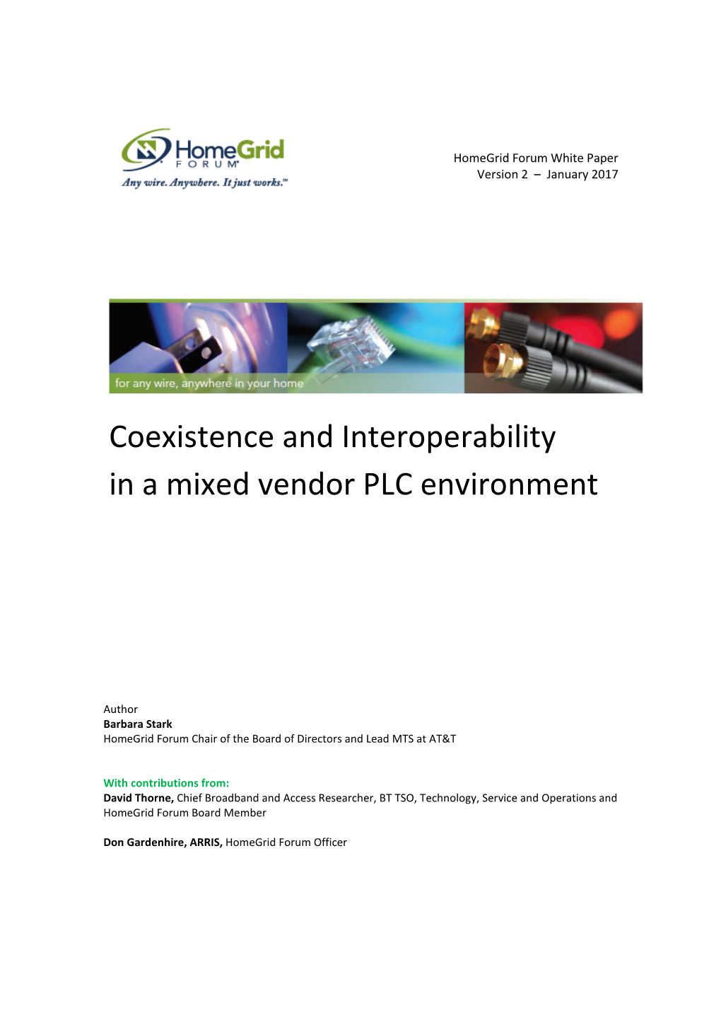 Coexistence and Interoperability in a Mixed Vendor PLC Environment