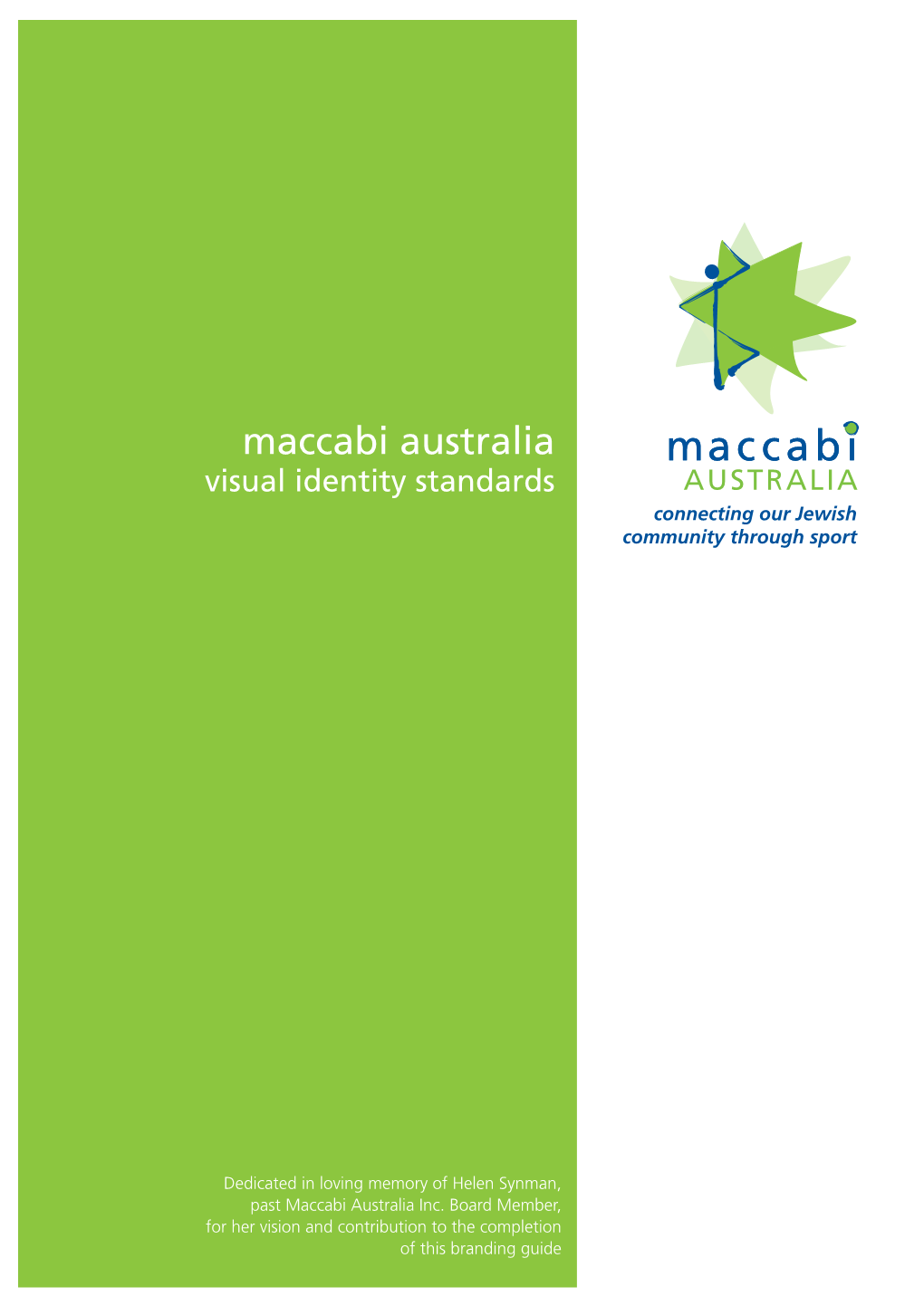 Maccabi Australia Visual Identity Standards