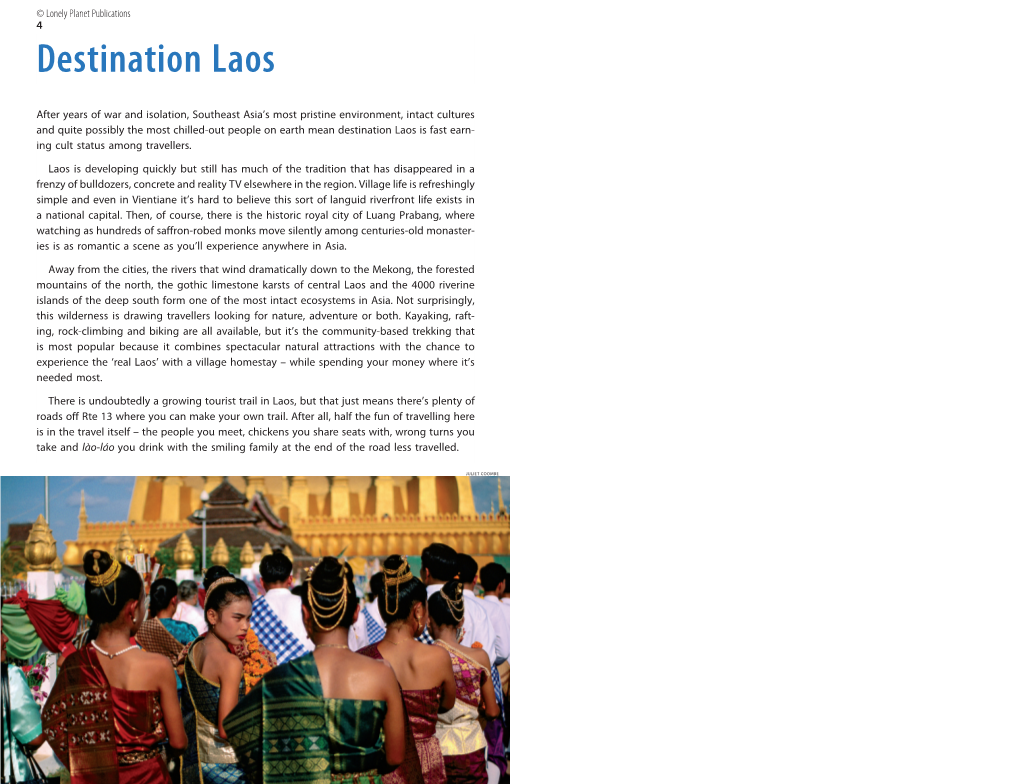 Destination Laos