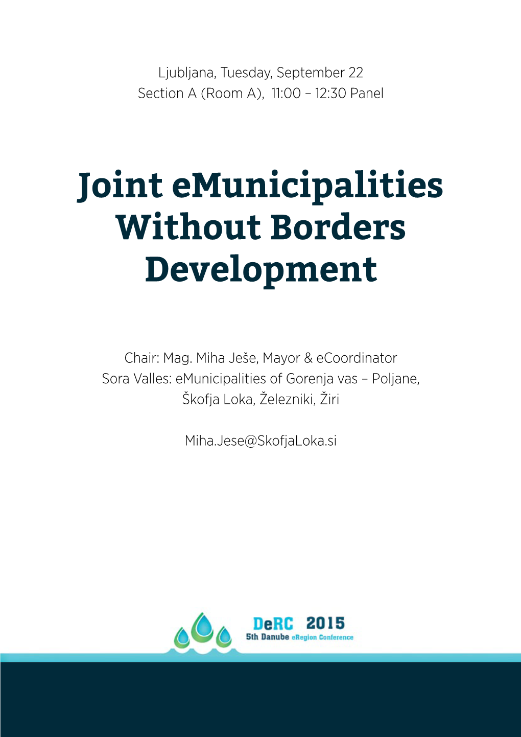 Joint Emunicipalities Without Borders Development