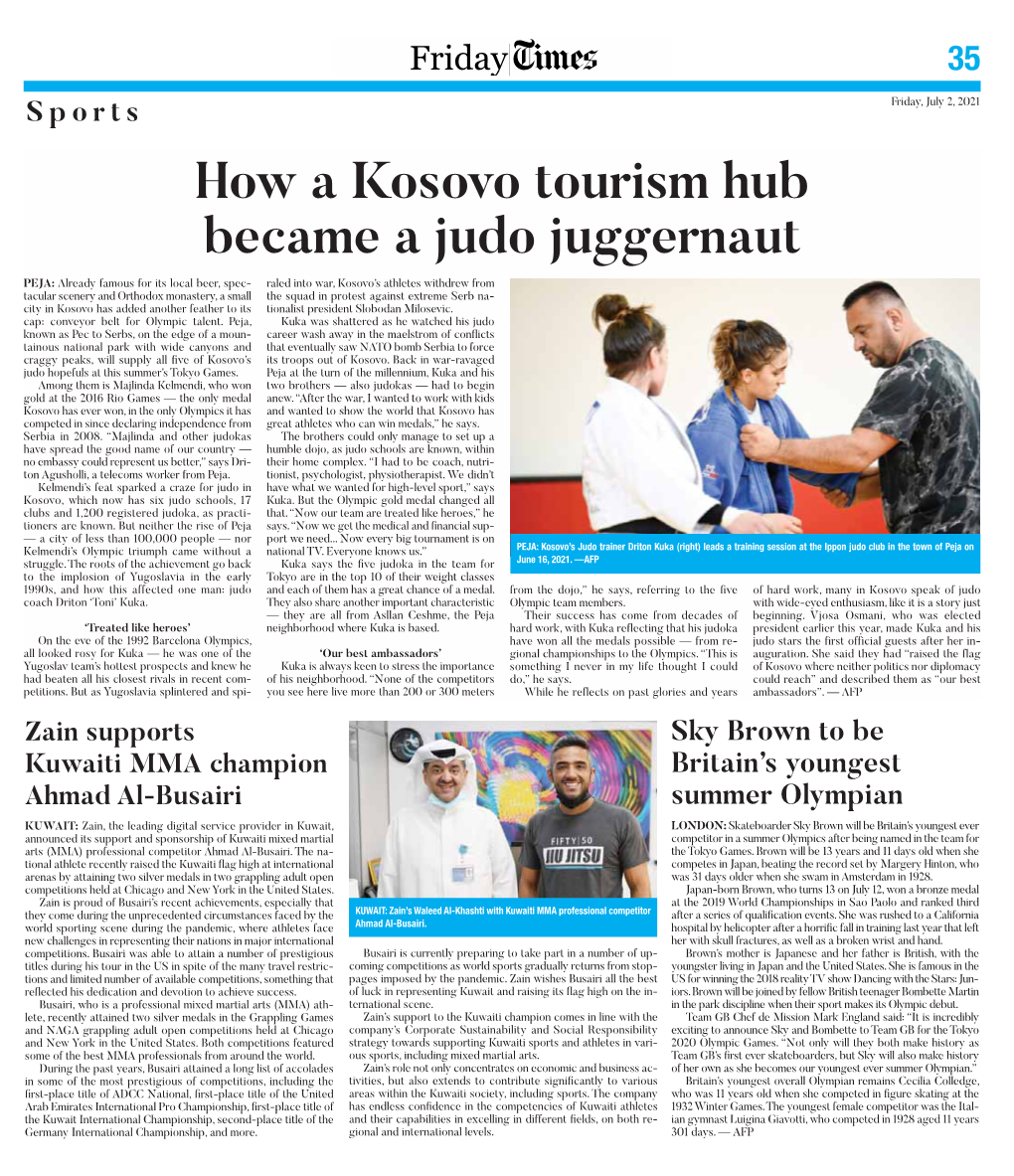 How a Kosovo Tourism Hub Became a Judo Juggernaut