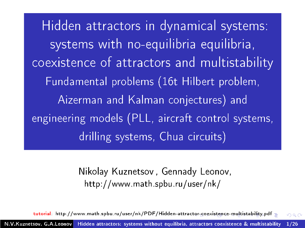 Hidden Attractors in Dynamical Systems: Systems with No-Equilibria
