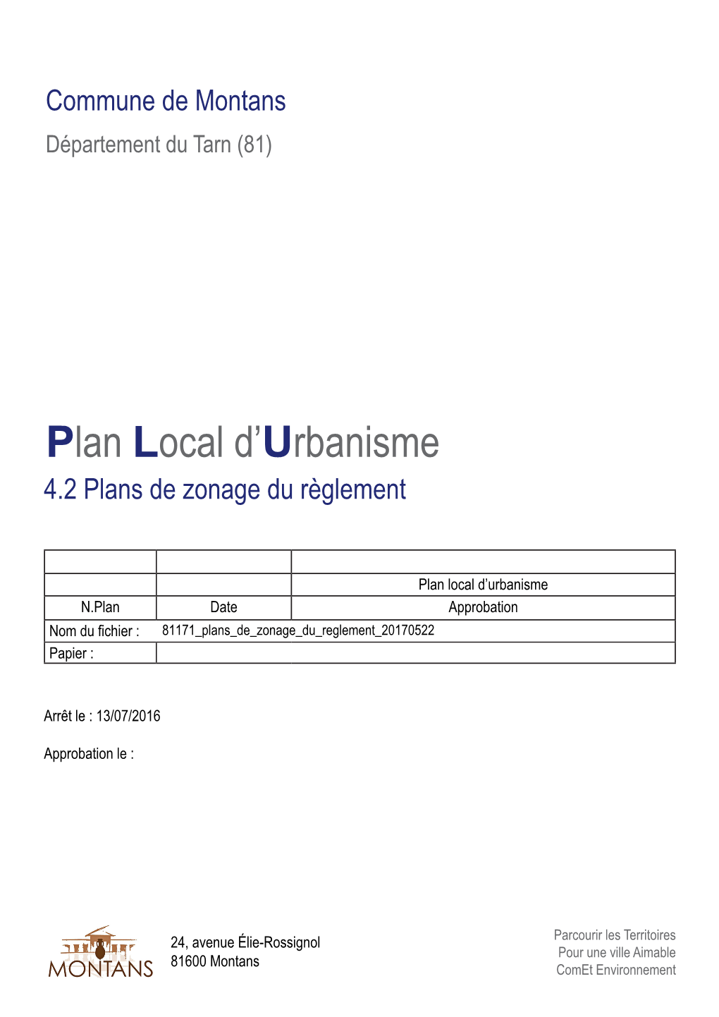 Plan Local D'urbanisme