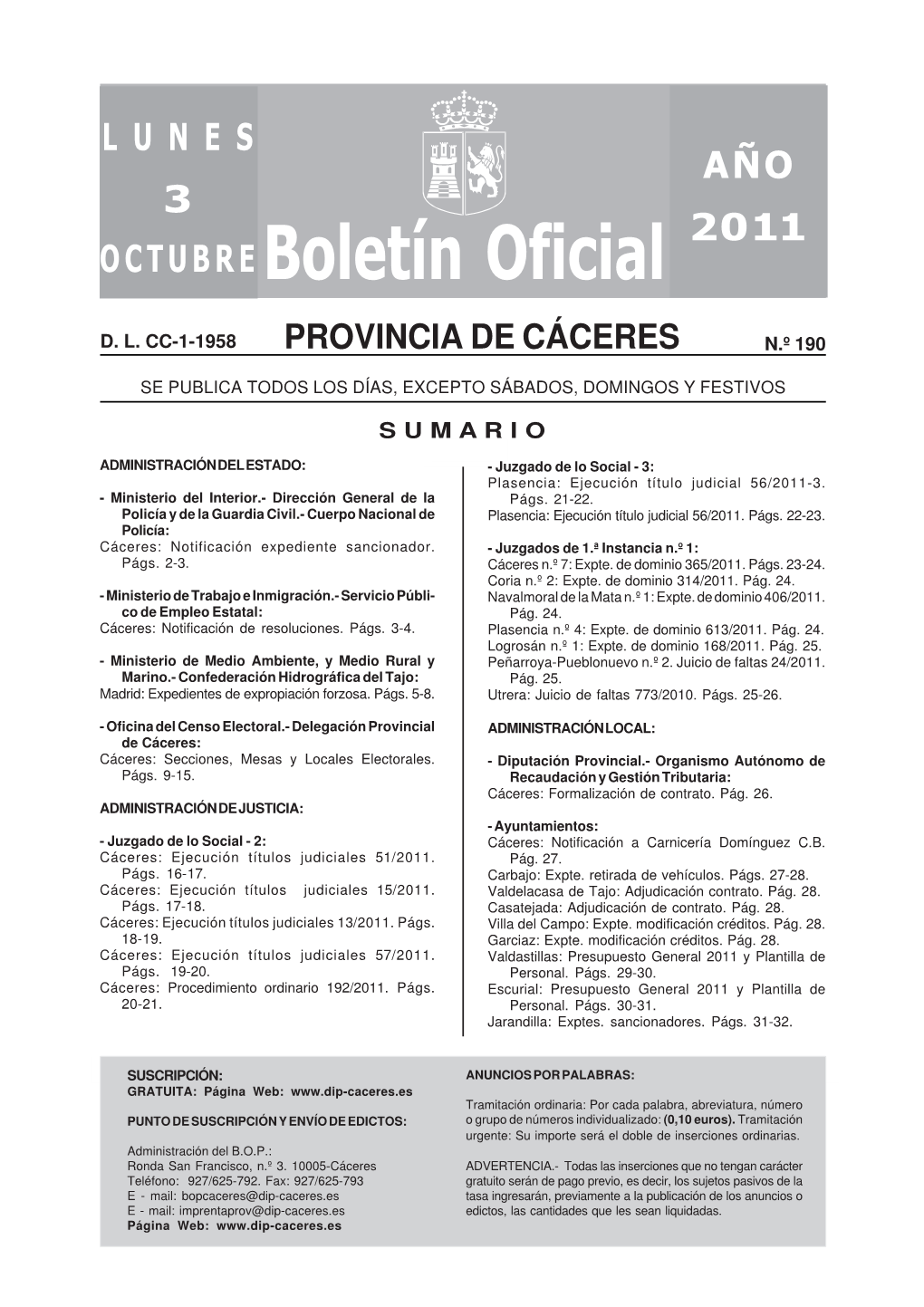 Boletín Oficial