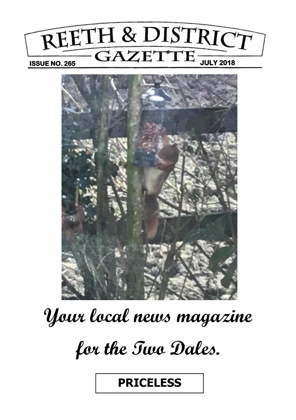 Your Local News Magazine for the Two Dales