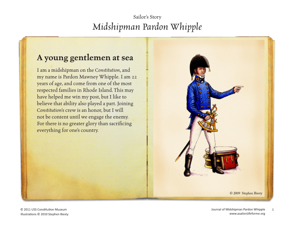 Midshipman Pardon Mawney Whipple