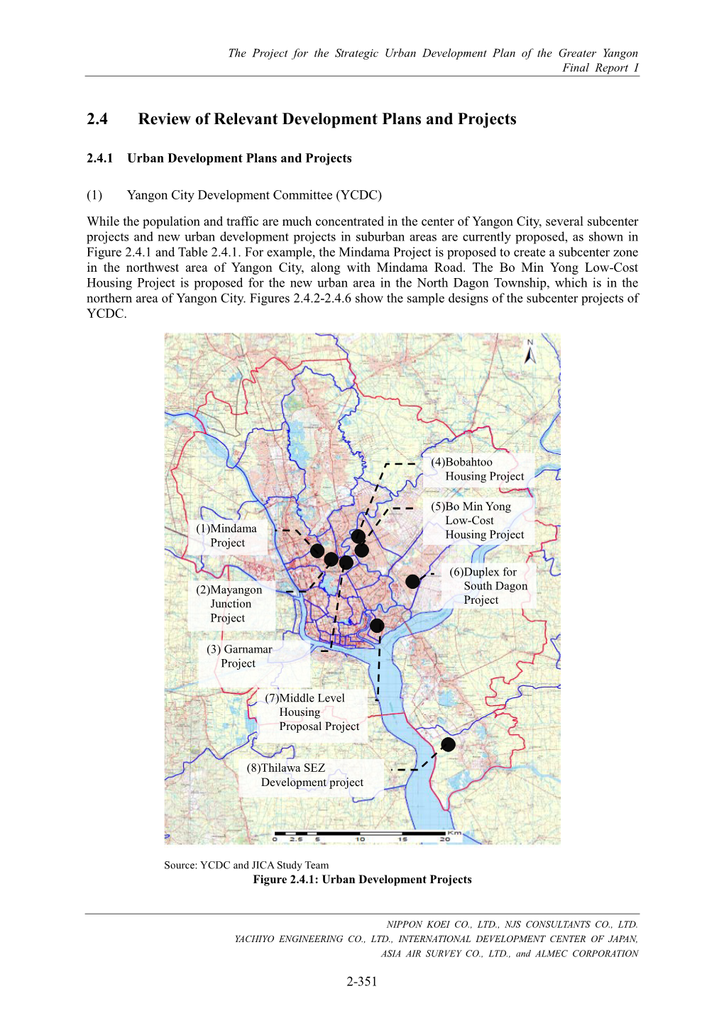 2.4 Review of Relevant Development Plans and Projects