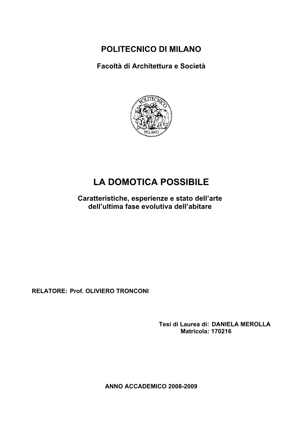 La Domotica Possibile