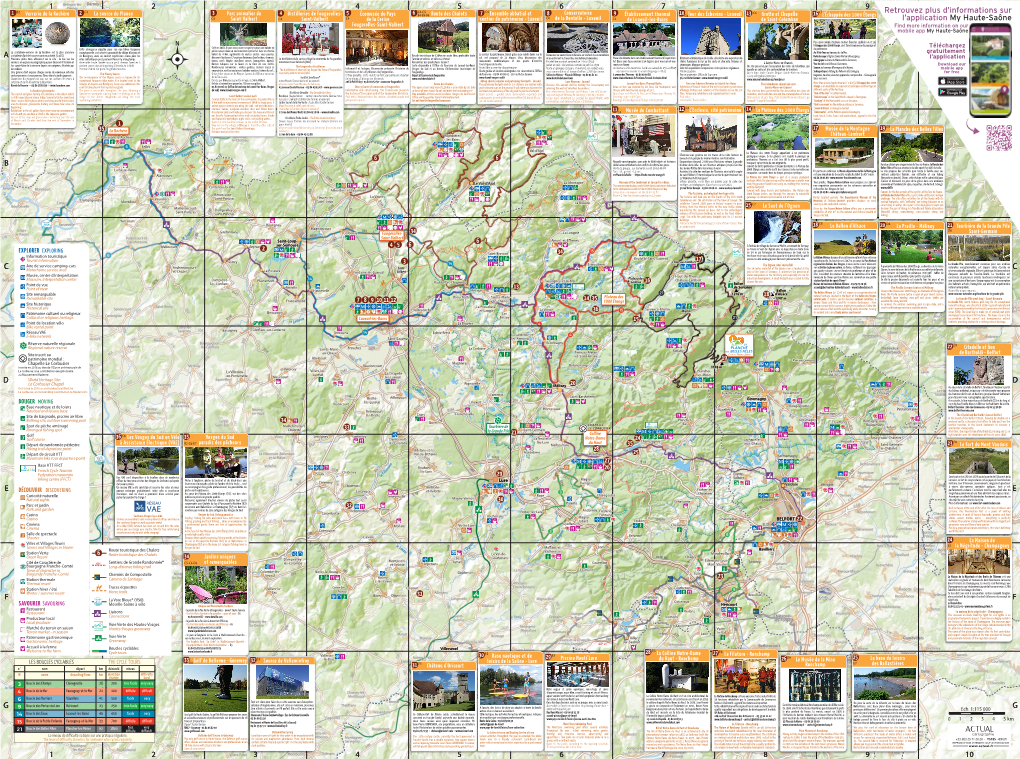 Carte De La Destination Vosges Du