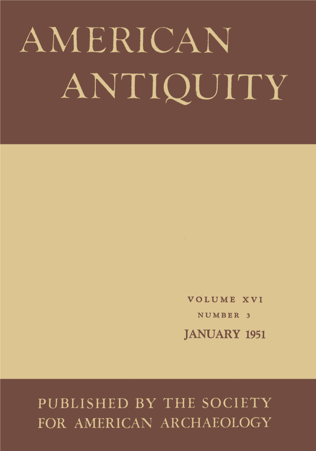 American Antiquity