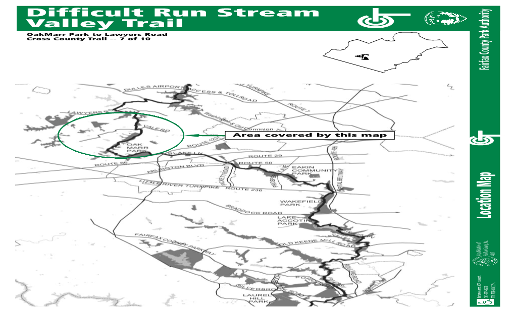 Difficult Run Trail Oak Marr Park to Lawyers Road