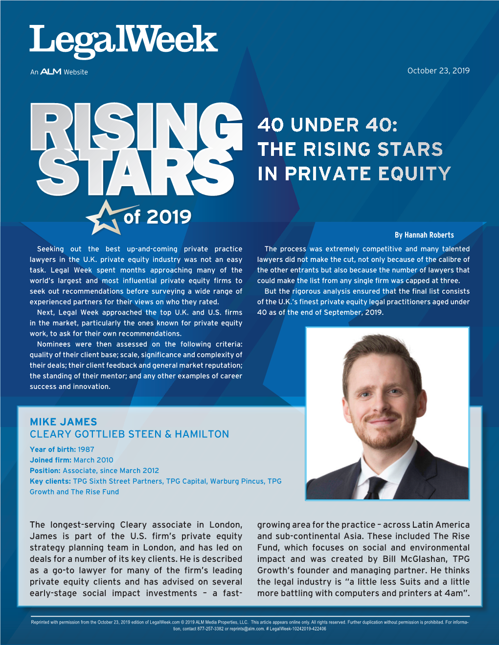 The Rising Stars in Private Equity of 2019