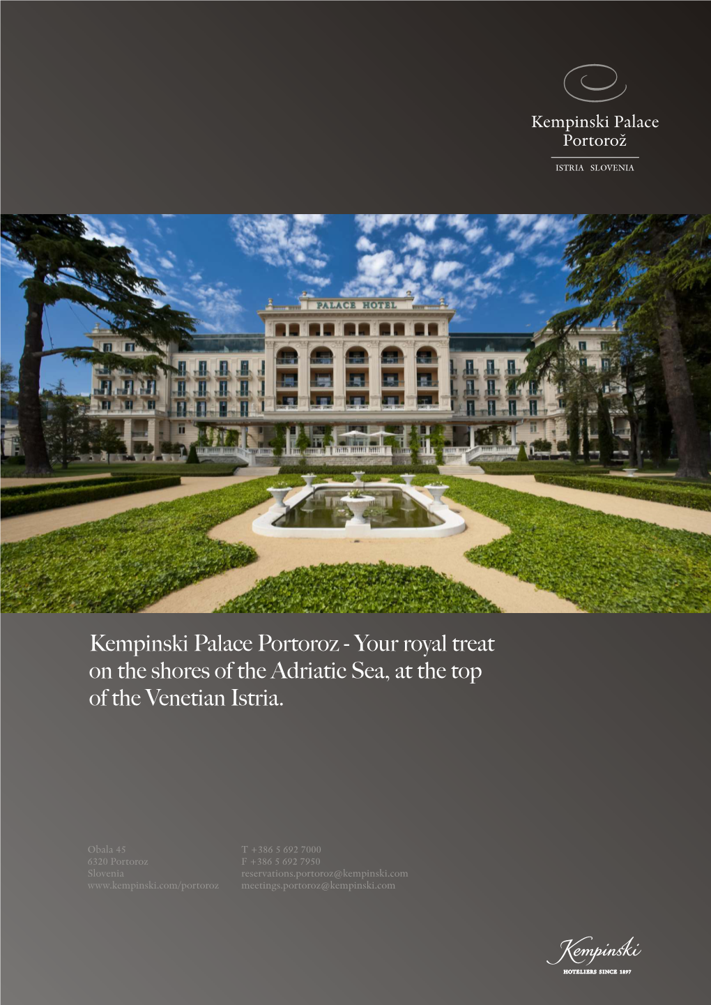 Fact Sheet Kempinski Palace Portoroz EN