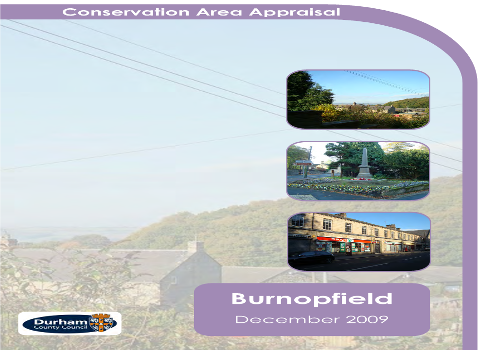 Burnopfield Conservation Area Map Character Appraisal