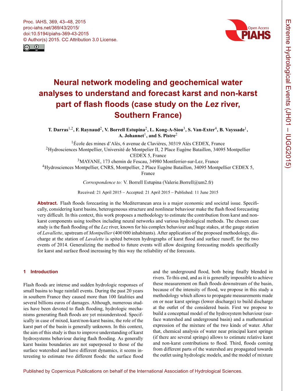 Neural Network Modeling and Geochemical