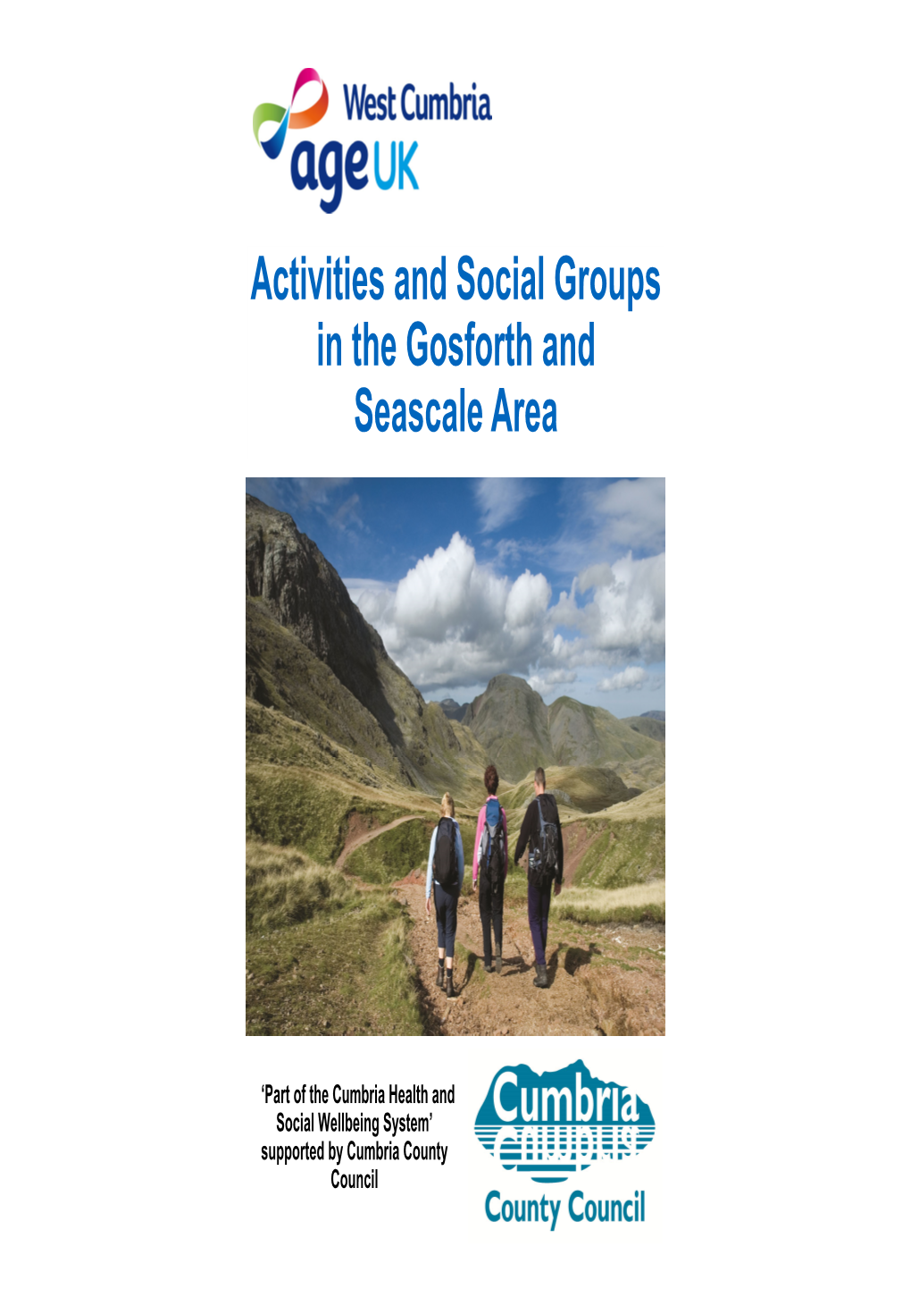 Activities and Social Groups in the Gosforth and Seascale Area