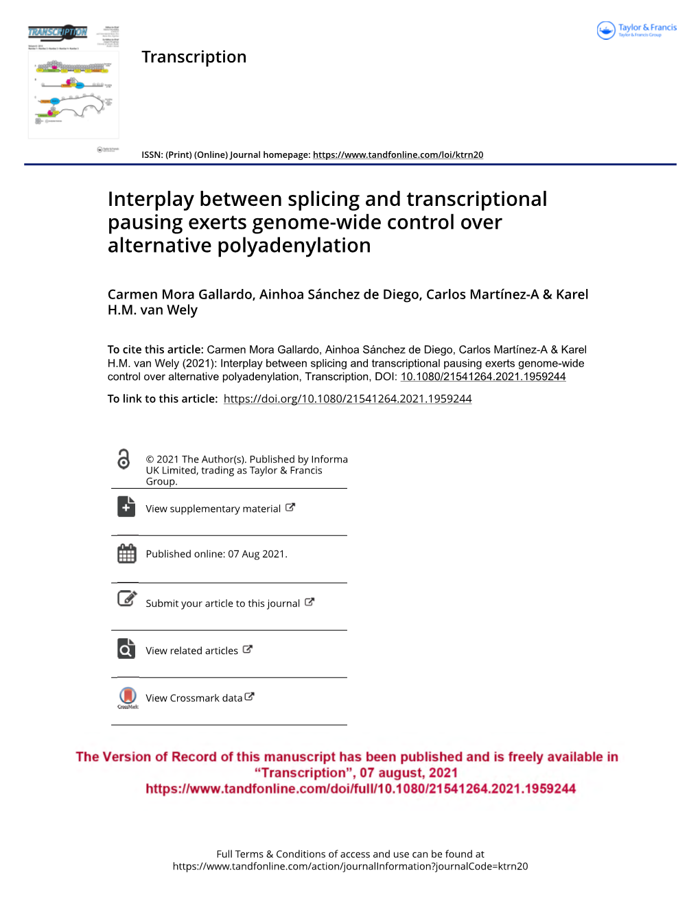 Interplay Between Splicing and Transcriptional Pausing Exerts Genome-Wide Control Over Alternative Polyadenylation