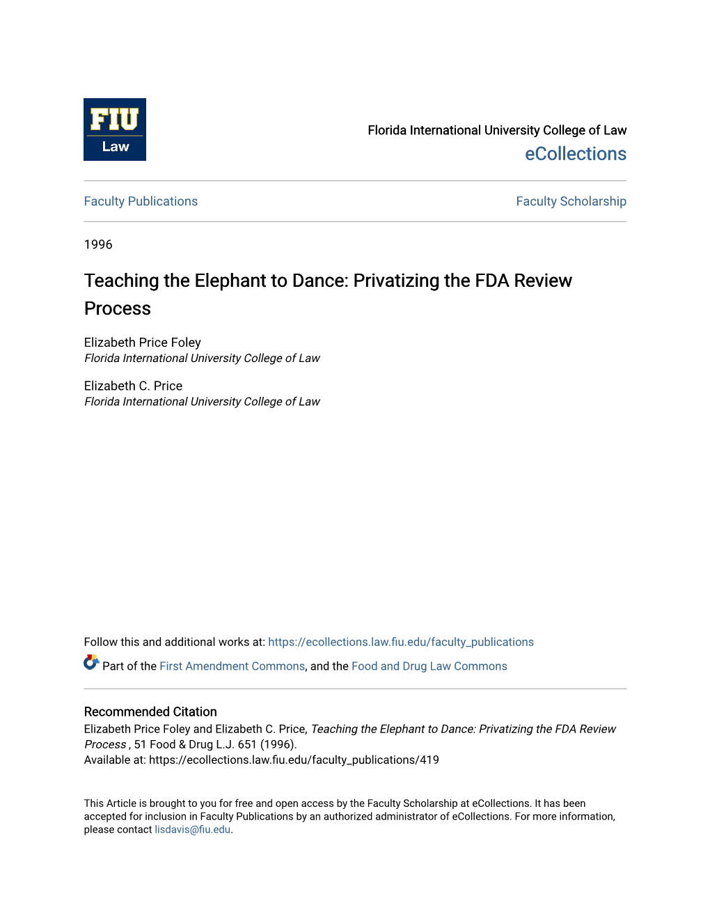 Privatizing the FDA Review Process