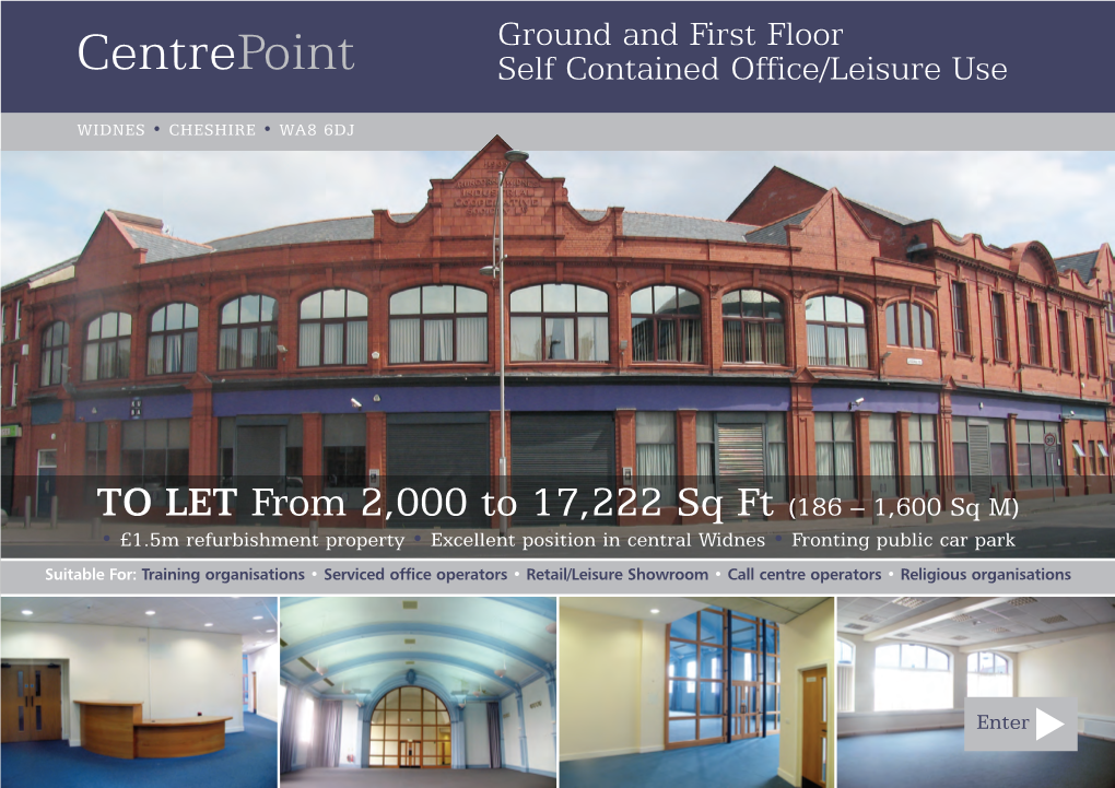 Centrepoint Self Contained Office/Leisure Use