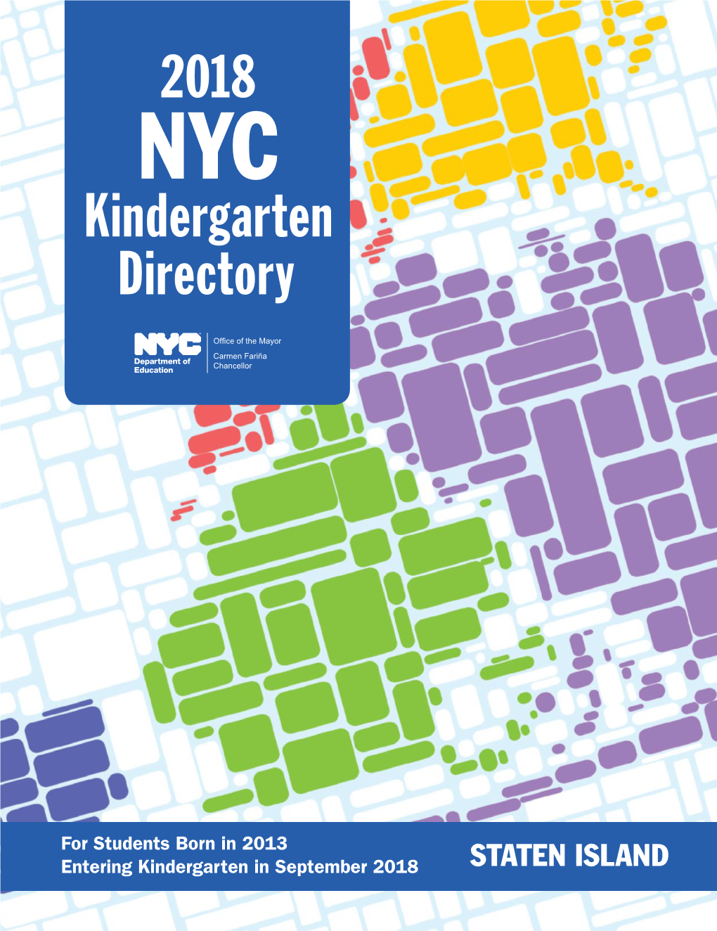 2018 NYC Kindergarten Directory