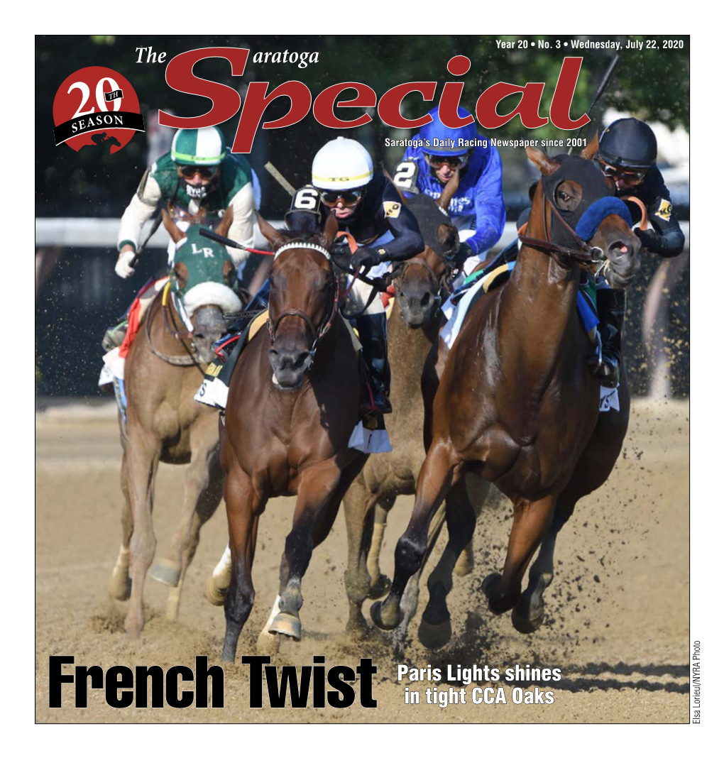 Saratoga Special Wednesday, July 22, 2020 Susie Raisher/NYRA Leg Stretcher