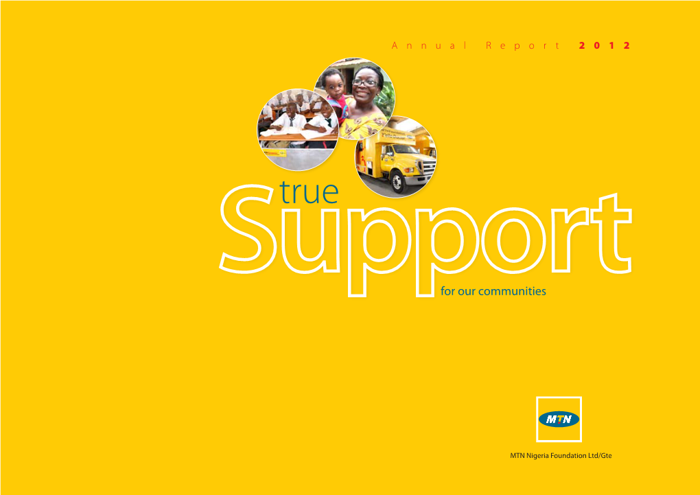 MTN Foundation Annual Report 2012.Pdf