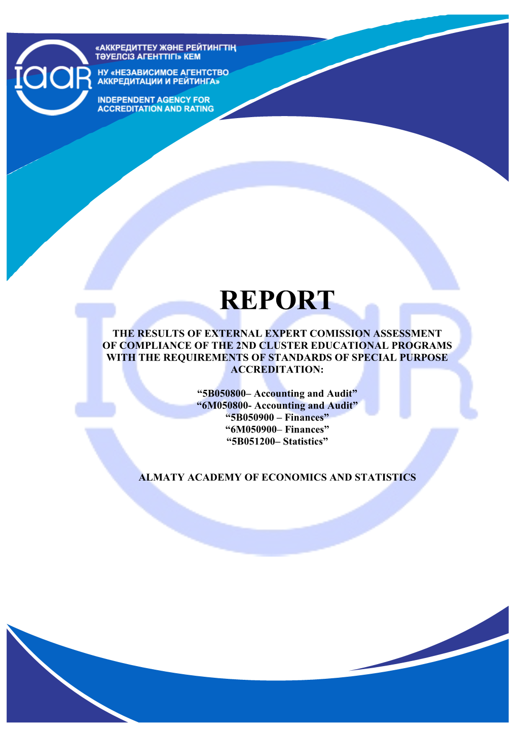 External Review Report of the Expert Panel