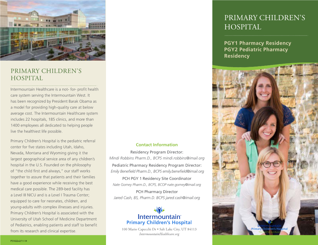 Primary Children's Hospital