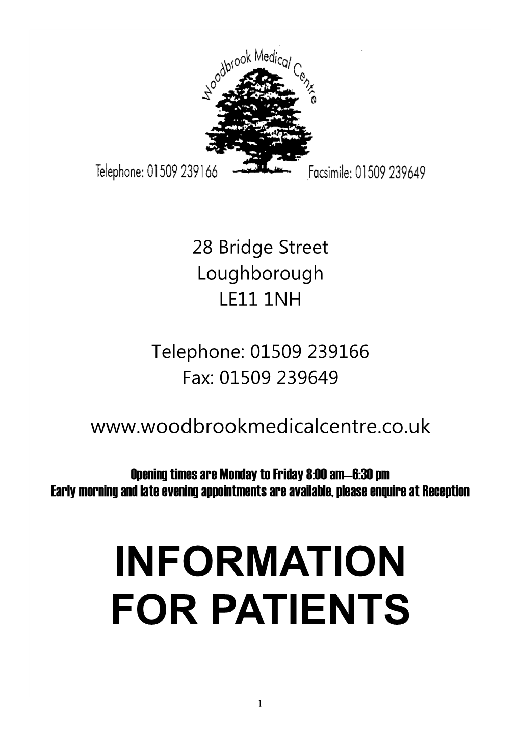 Information for Patients