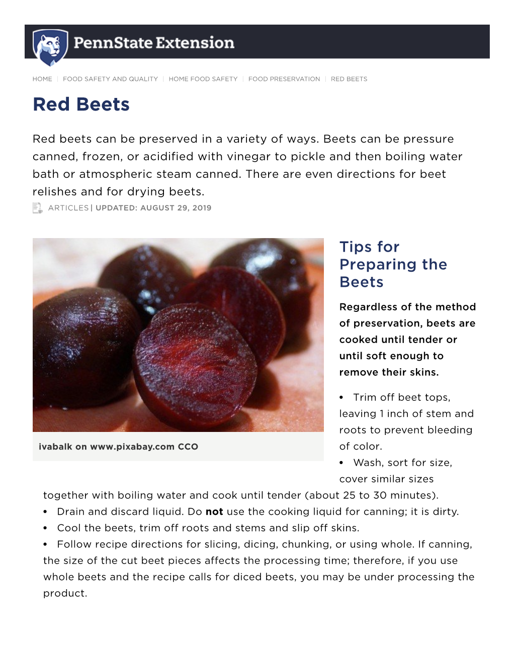 RED BEETS Red Beets