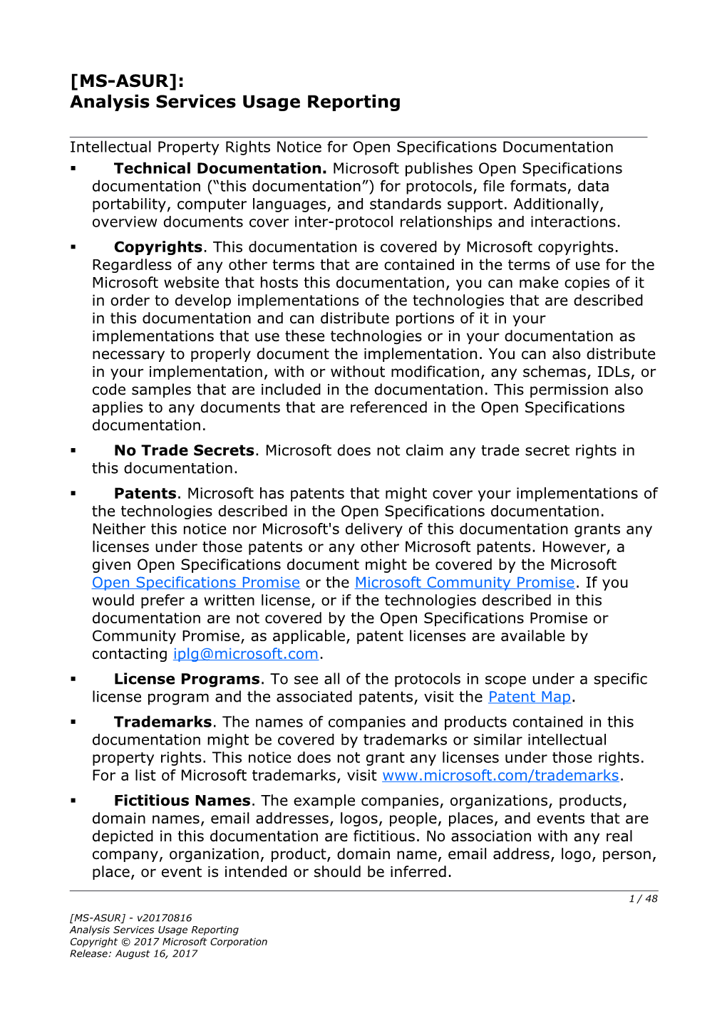 Analysis Services Usage Reporting