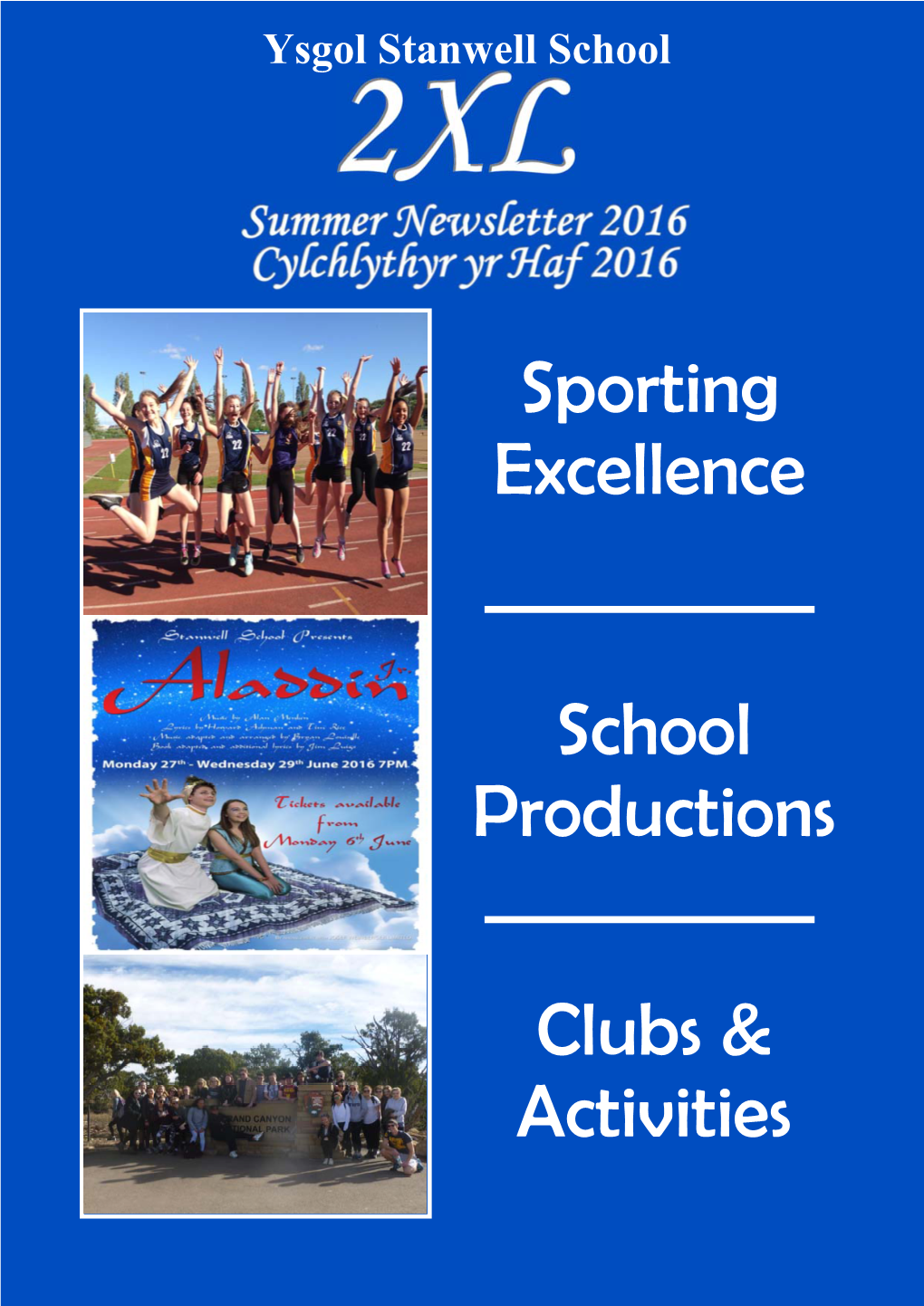 Sporting Excellence Clubs & Activities School Productions