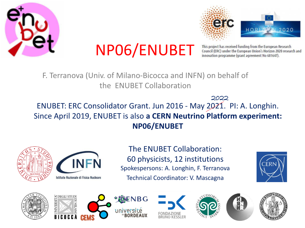The ENUBET Project High Precision Neutrino Flux