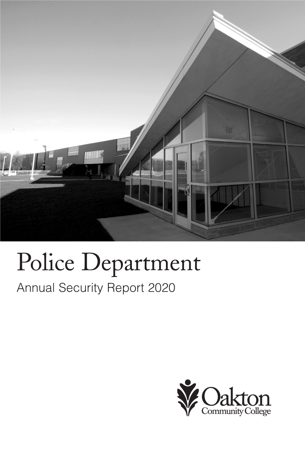 Police Department Annual Security Report 2020 Table of Contents