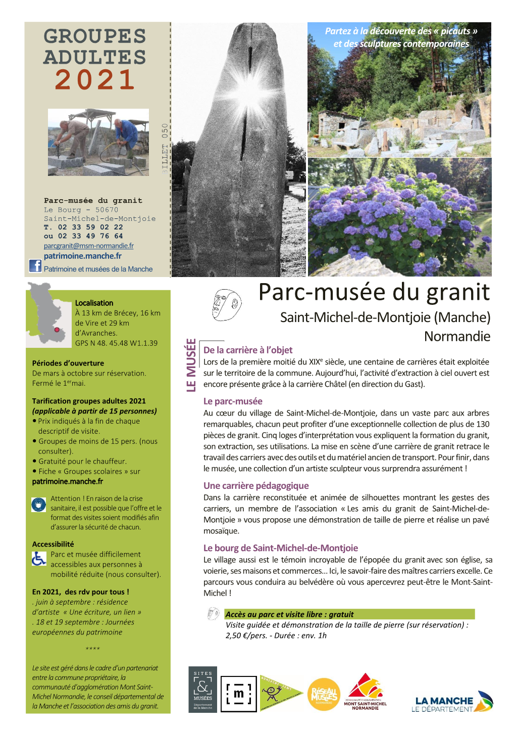 Parc-Musée Du Granit Le Bourg - 50670 Saint-Michel-De-Montjoie T