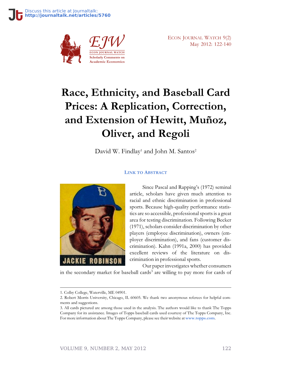 Race, Ethnicity, and Baseball Card Prices: a Replication, Correction, and Extension of Hewitt, Muñoz, Oliver, and Regoli