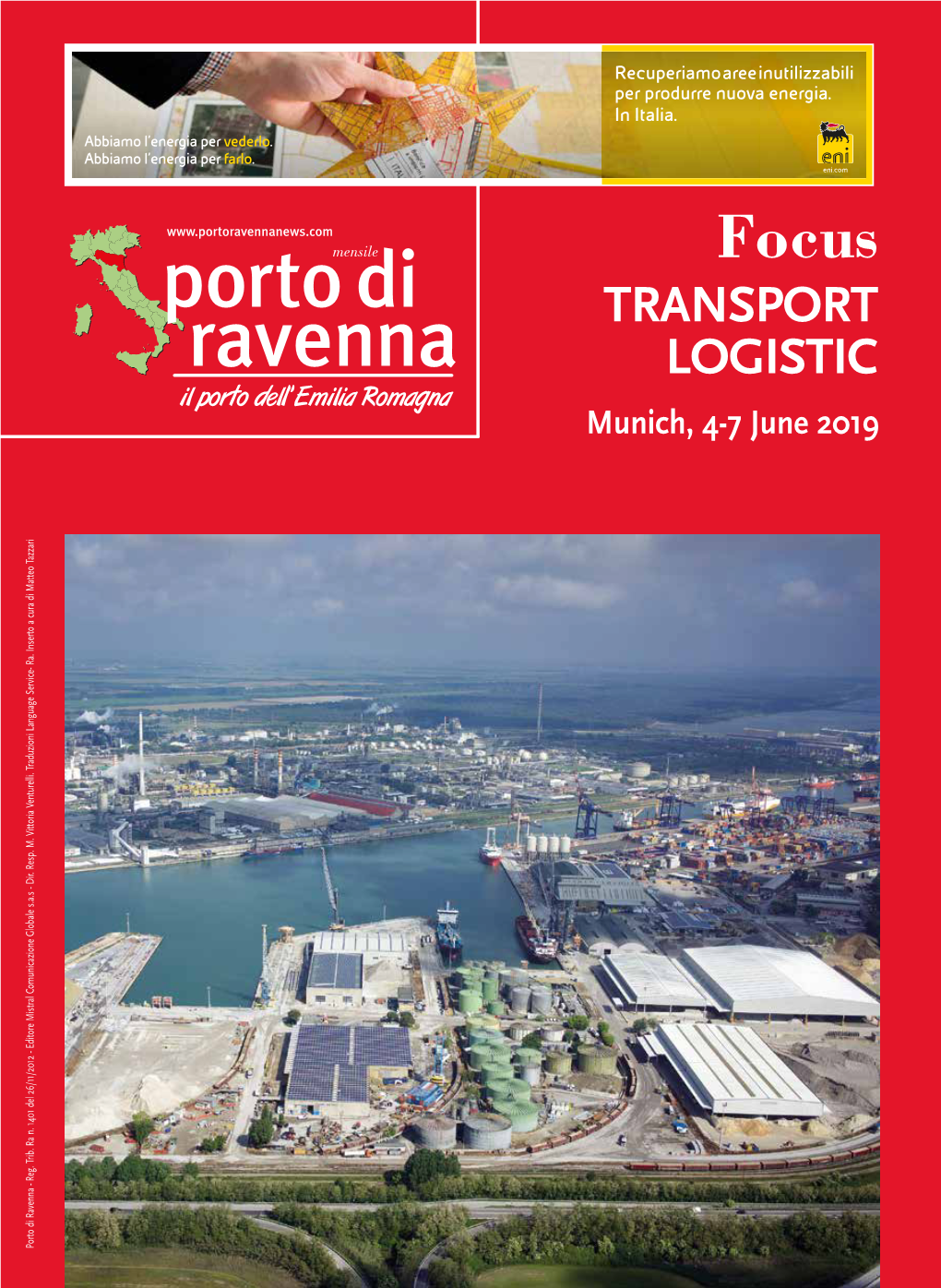 TRANSPORT LOGISTIC Il Porto Dell''emilia Romagna Munich, 4-7 June 2019 Reg