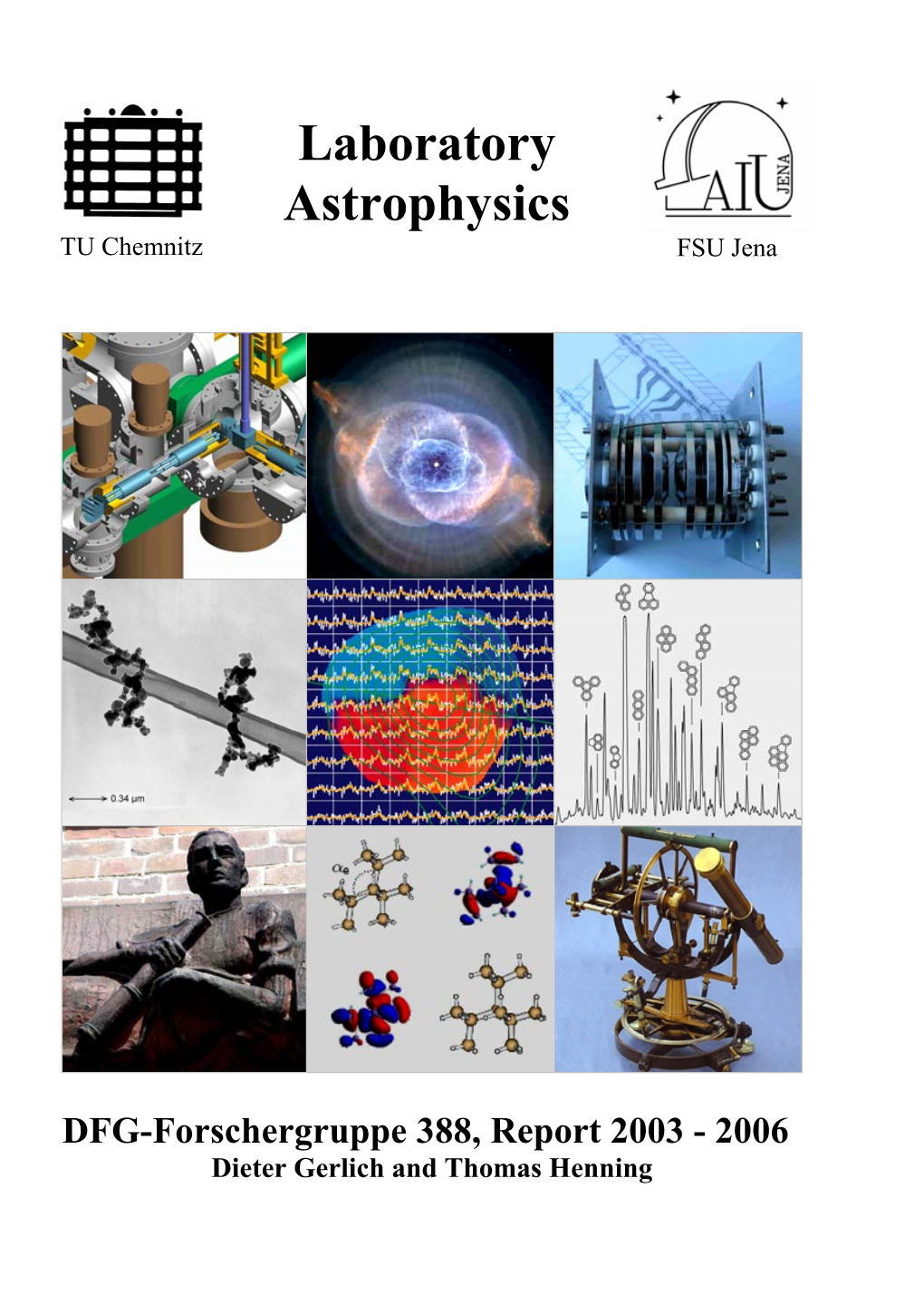 Laboratory Astrophysics TU Chemnitz FSU Jena