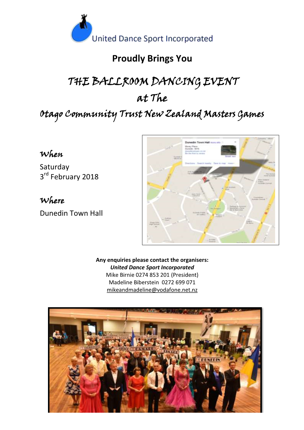 Proudly Brings You the BALLROOM DANCING EVENT At