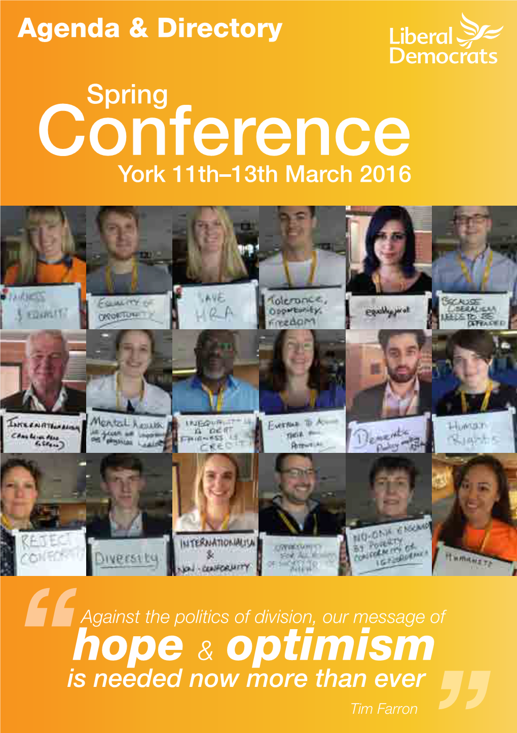 Conference York 11Th–13Th March 2016