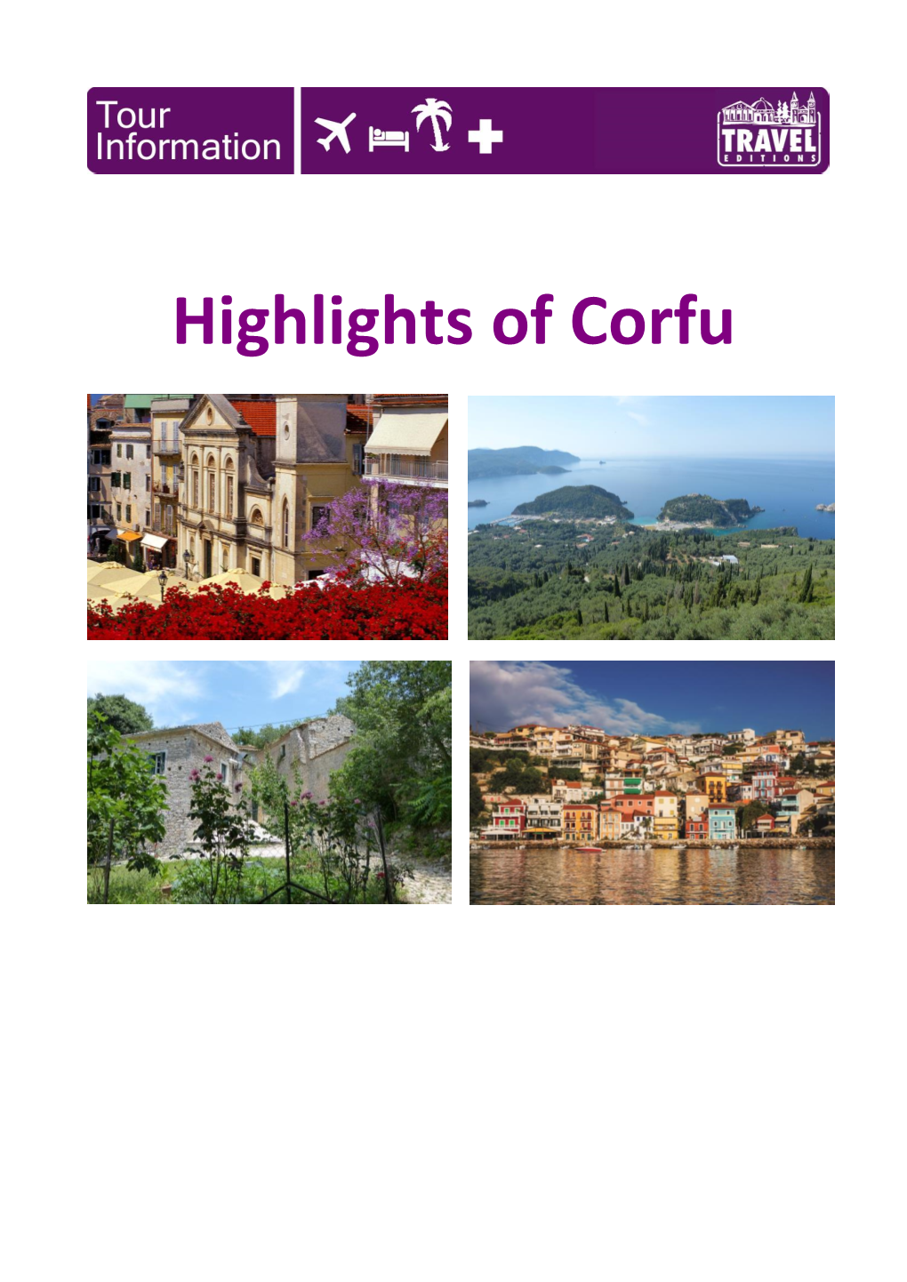 Highlights of Corfu