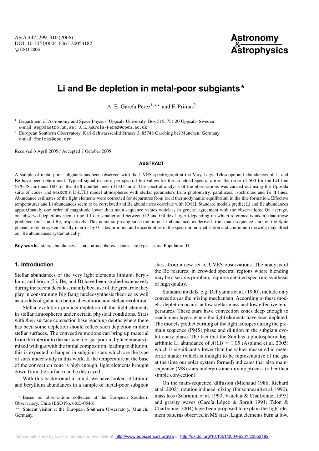 Li and Be Depletion in Metal-Poor Subgiants