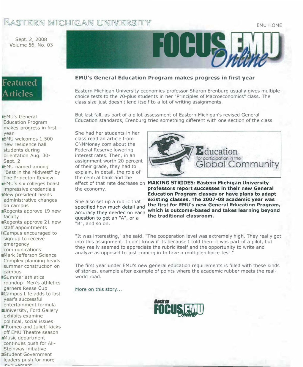 Focus EMU, September 2, 2008