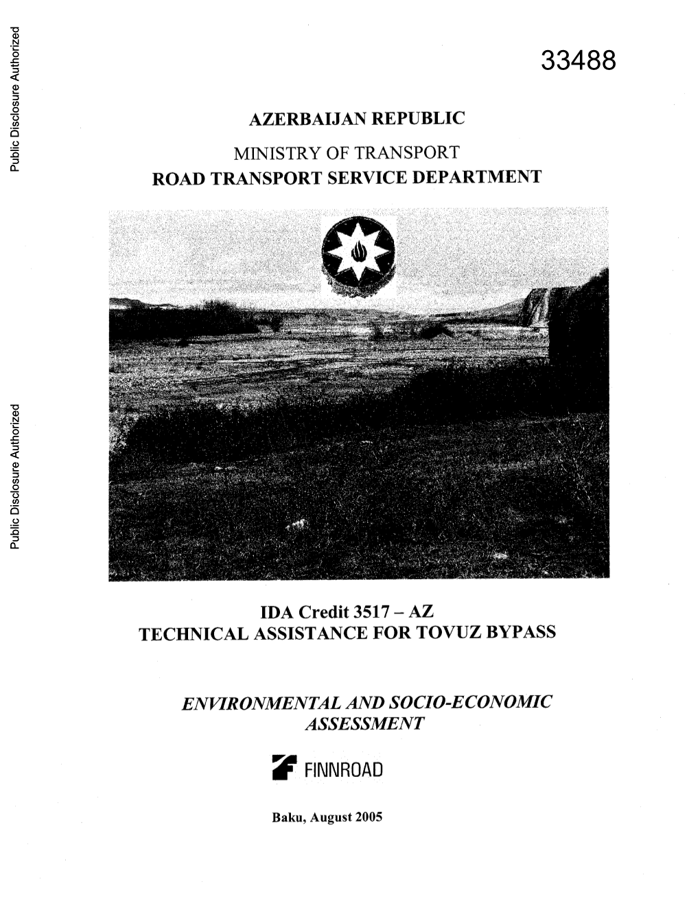 Az Technical Assistance for Tovuz Bypass