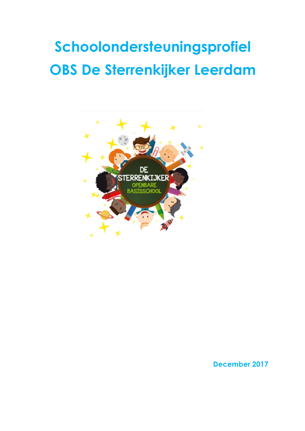 Schoolondersteuningsprofiel OBS De Sterrenkijker Leerdam