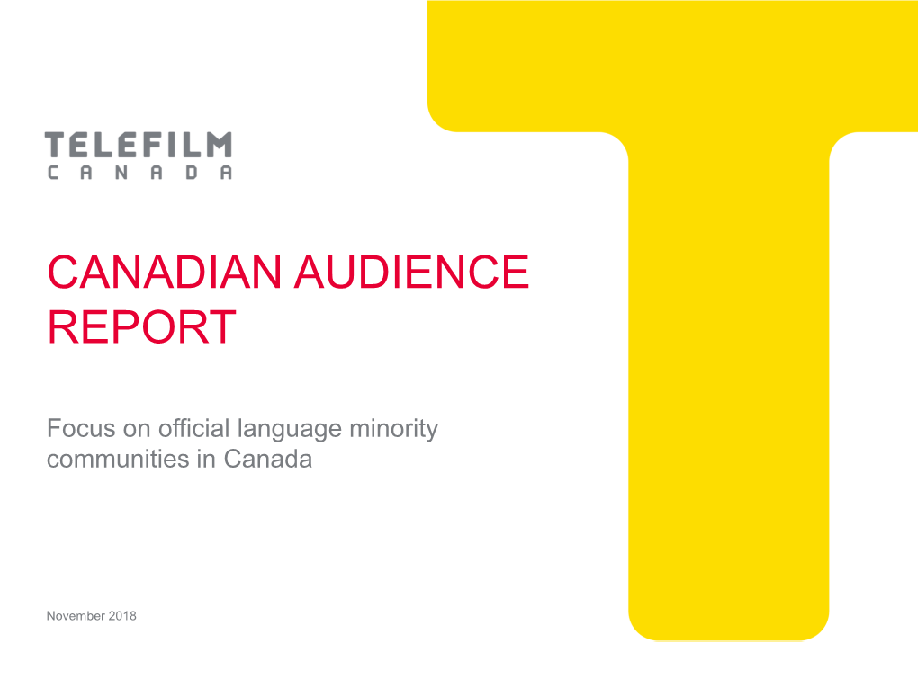 Canadian Audience Report