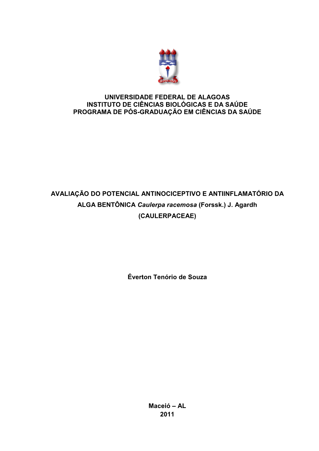 Dissertação Éverton Tenório De Souza 2011.Pdf