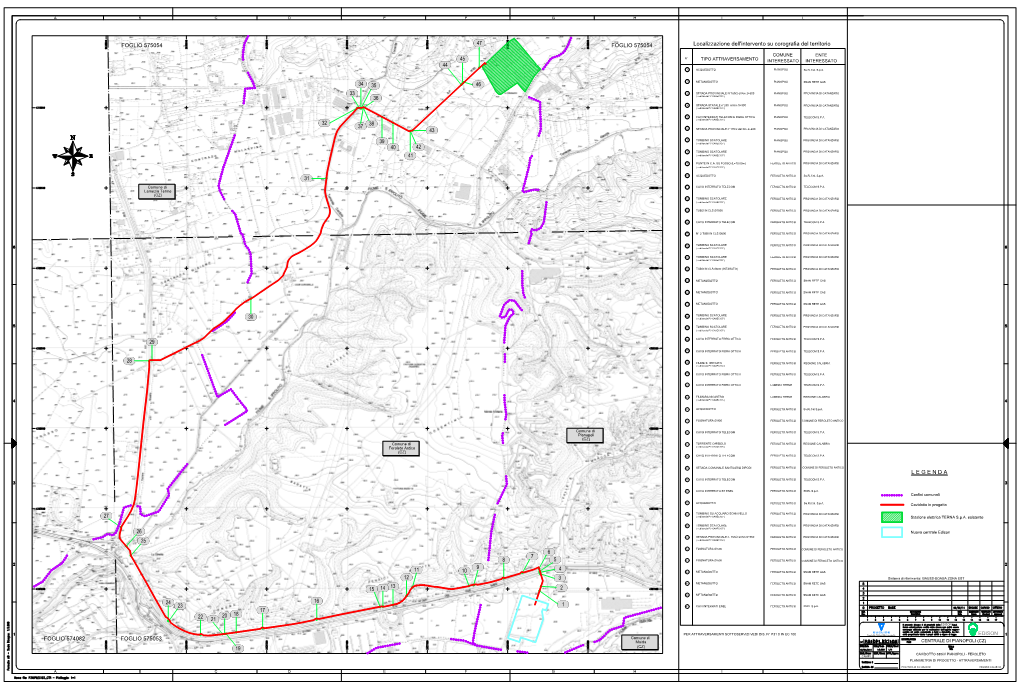 Localizzazione Dell'intervento Su Corografia Del Territorio